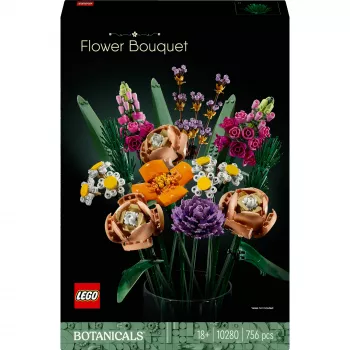 LEGO 10280 Icons Ramo de flores Set de flores artificiales para adultos Accesorios decorativos para el hogar Idea de regalo para mujeres hombres Ella y Él esposa o marido