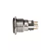 Taster DimasTech PD211 22 mm Silverline Dot RGB — interruptor de panel antivandálico