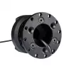 Adaptador de cambio rápido Asetek SimSports 40-035-0035028 negro — adaptador de volante de cambio rápido para configuraciones de sim racing