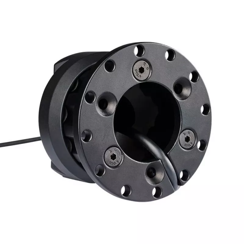 Adaptador de cambio rápido Asetek SimSports 40-035-0035028 negro — adaptador de volante de cambio rápido para configuraciones de sim racing