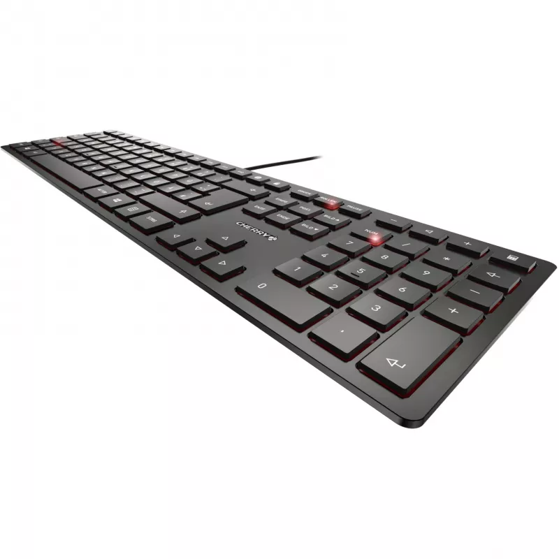 CHERRY KC 6000 Slim teclado universal USB QWERTZ alemán negro