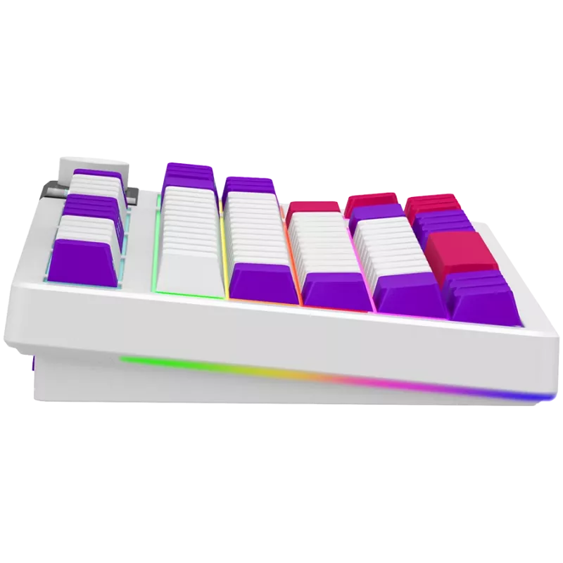LORGAR KBP70TKLW, teclado gaming mecánico inalámbrico TKL Pro, blanco, distribución EN