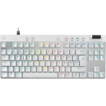 Logitech G PRO X RAPID teclado gaming - TKL - mecánico - QWERTZ (CH) - blanco (920-013286)