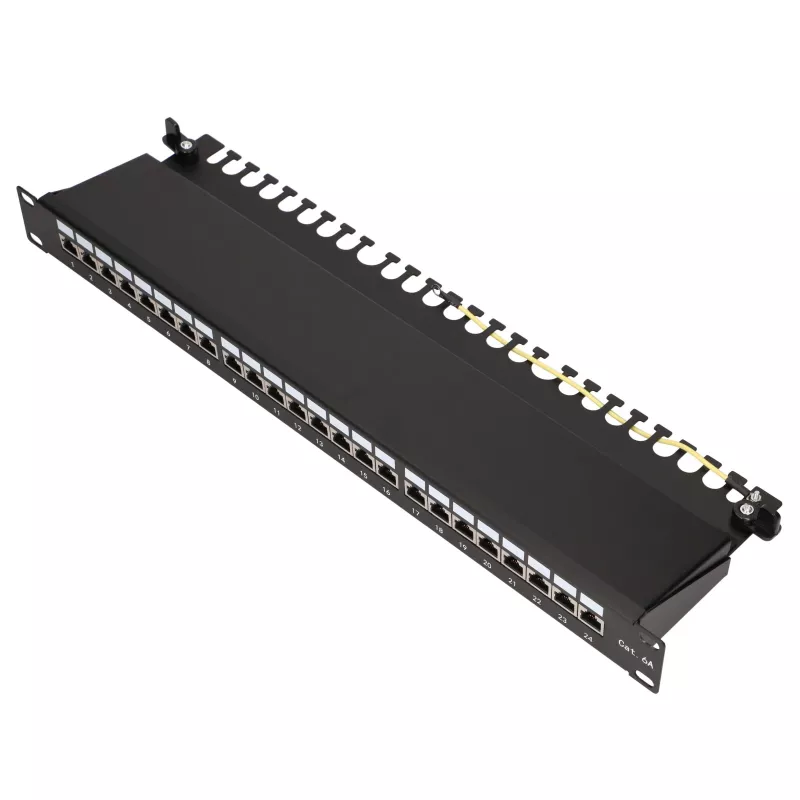 Patch panel - Extralink CAT6A STP, 24 puertos