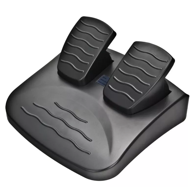 Volante ESPERANZA EG103 mando gaming — PC/PS2/PS3, 13 botones, vibración, sensor de aceleración, negro/rojo