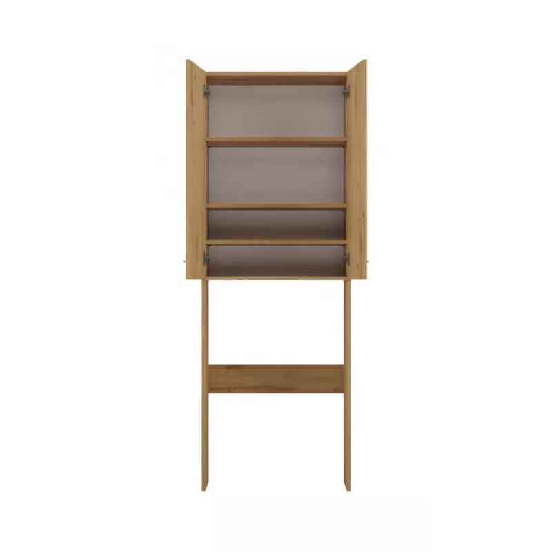 Armario de almacenamiento de baño Topeshop POLA DD ARTISAN roble