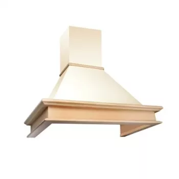 Campana de pared AKPO WK-4 Rustica 60 cm, extracción/recirculación, máx. 415 m³/h, motor 102 W, efecto madera