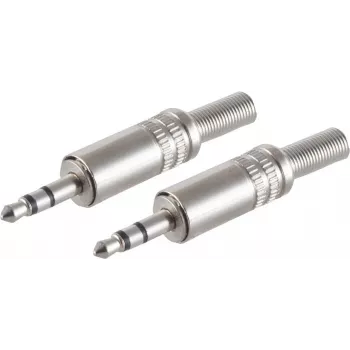 Conector macho de cable ShiverPeaks BS51200-M2 3,5 mm acero inoxidable