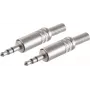Conector macho de cable ShiverPeaks BS51200-M2 3,5 mm acero inoxidable