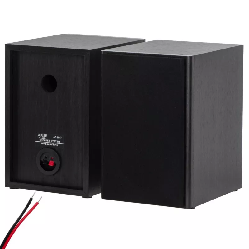 Minicadena estéreo Hi‑Fi Adler AD 1917 — Bluetooth V5.3, CD/USB/MP3, 2×25 W RMS, sintonizador FM, ecualizador de 4 bandas, AUX, negro