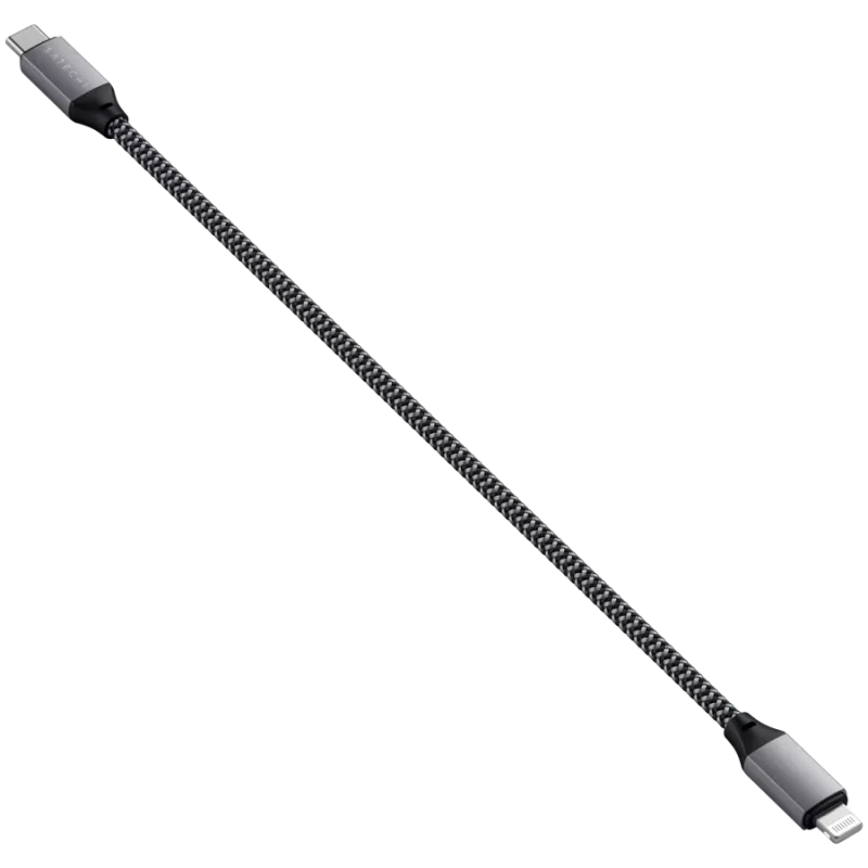 Cable USB Satechi ST-TCL10M 0,25 m USB-C USB-C/Lightning negro gris