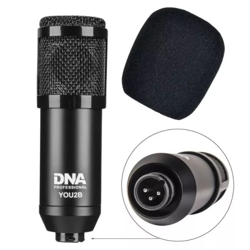 Kit de micrófono Bitmat DNA YOU2B — micrófono, interfaz de audio, soporte y cable