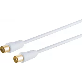 Cable coaxial S/CONN 80027-128G 7,5 m IEC blanco