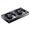 Jonsbo ZA-240 Infinity Mirror ventilador ARGB PWM de aspas invertidas, 240 mm, negro