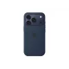 Funda de silicona Apple iPhone 17 Pro MagSafe Midnight Cover azul oscuro