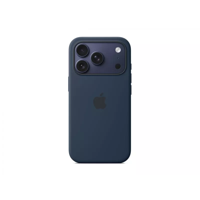 Funda de silicona Apple iPhone 17 Pro MagSafe Midnight Cover azul oscuro