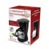 Cafetera de filtro ESPERANZA EKC009, depósito de agua 1,5 l, 800 W, para encimera, negra