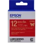 Cartucho de etiquetas Epson cinta satinada LK-4RKK oro/rojo 12mm (5m)
