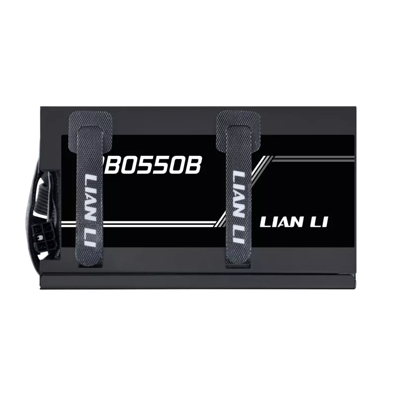Fuente de alimentación Lian Li RB0550B.B 550 W, ATX 24 pines, 80 PLUS Bronze, ventilador de 135 mm, negro