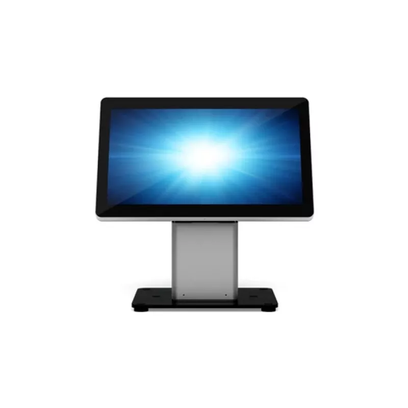 Soporte de mostrador compacto de autoservicio Elo - Soporte - para terminal TPV - Negro/Plata - para Elo 1502L, 2002L, 2202L, 2402L, 2702L, I-Series ESY15i2, ESY15i5, ESY22i2, ESY22i5 (E514693)