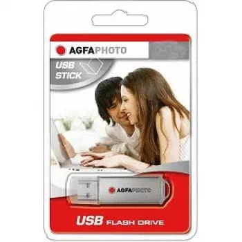 Memoria USB AgfaPhoto USB 2.0 plateada 4GB