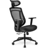 Silla de oficina Sharkoon OfficePal C10 – negra, diseño ergonómico, altura ajustable