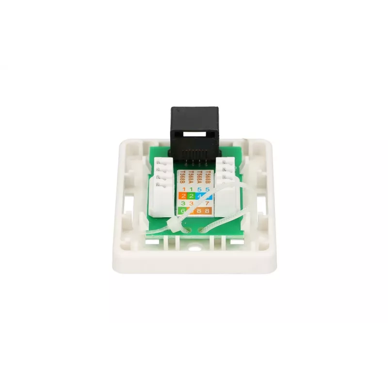 Extralink toma de superficie, 1x RJ45 CAT5E UTP