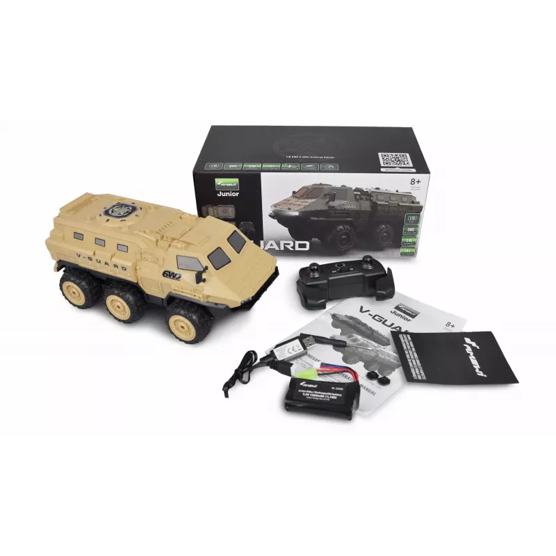 Amewi V-Guard vehículo blindado 6WD 1:16 RTR radiocontrol modelo RC motor eléctrico (22585)