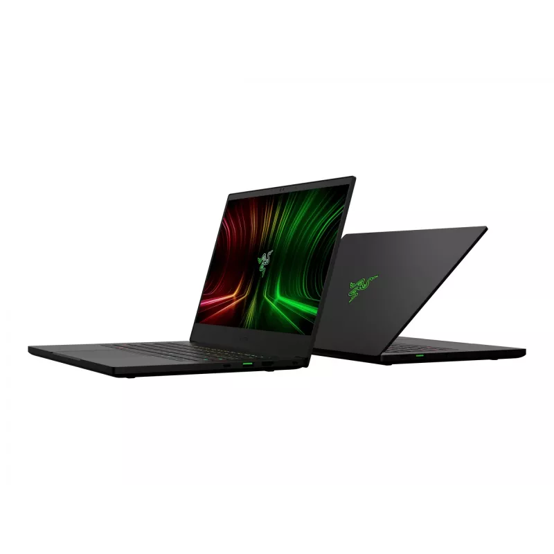 Portátil Razer Blade 14 — 14 inch QHD+ 120 Hz OLED, AMD R9-365, 32 GB RAM, 1 TB SSD, NVIDIA GeForce RTX 5070, teclado retroiluminado inglés, 2 años de garantía
