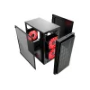 Caja de PC con diseño gaming GEMBIRD CCC-FORNAX-950R 3 ventiladores de 12 cm rojos