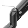 Soporte para monitor Maclean MC-860N, con pistón de gas, 13-27, 8 kg, Negro