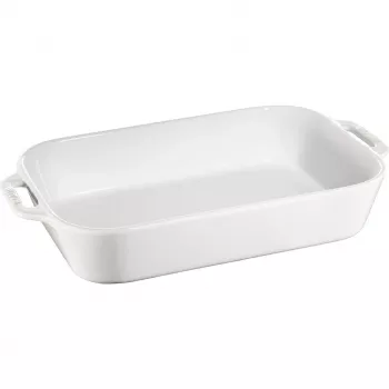 Placa rectangular Dust 40511-151 4,5 l – blanco, capacidad 4,5 L