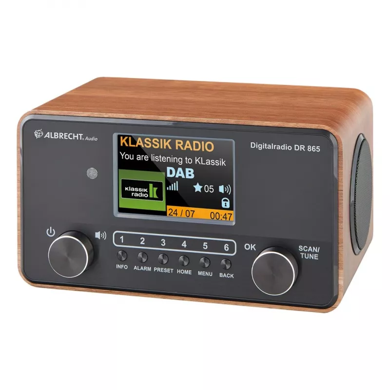 Radio digital Albrecht DR 865 Senior (envase abierto)