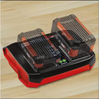 Einhell Power-X-Twincharger 3 A cargador de batería para interior negro - rojo (4512069)