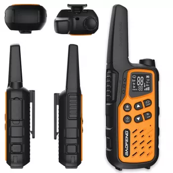 Walkie-talkie Baofeng BF-T25E naranja, 2 uds.