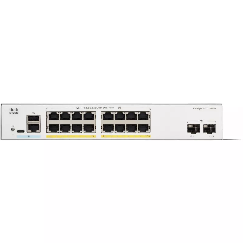 CISCO Catalyst 1200 16 puertos GE PoE 2x1G SFP