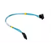 Cable SATA Supermicro CBL-0186L 4x redondo 0,56 m, SATA I, conector macho–macho recto, negro/azul/blanco
