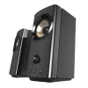 Altavoces de escritorio compactos Hi-Fi CREATIVE T60 2.0 con diálogo claro y sonido envolvente mediante Sound Blaster SmartComms Kit, conexiones de audio USB-C, micrófono y auriculares B