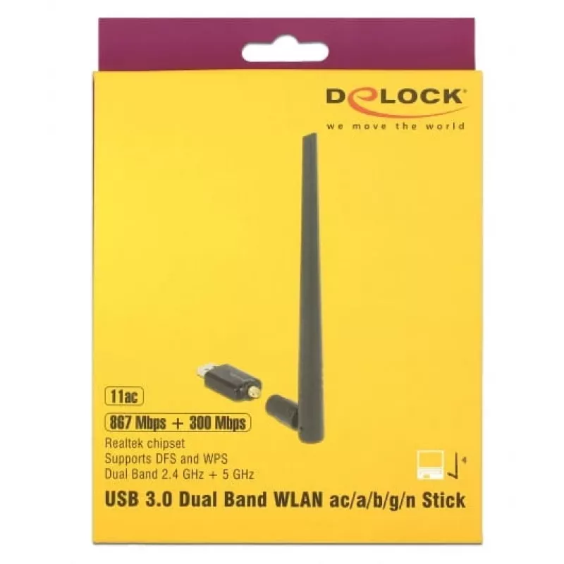 Tarjeta de red DeLOCK 12535 RF Wireless