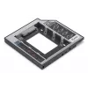 Marco de montaje SSD / HDD CD / DVD / Blu-ray SATA a SATA III 12,7 mm