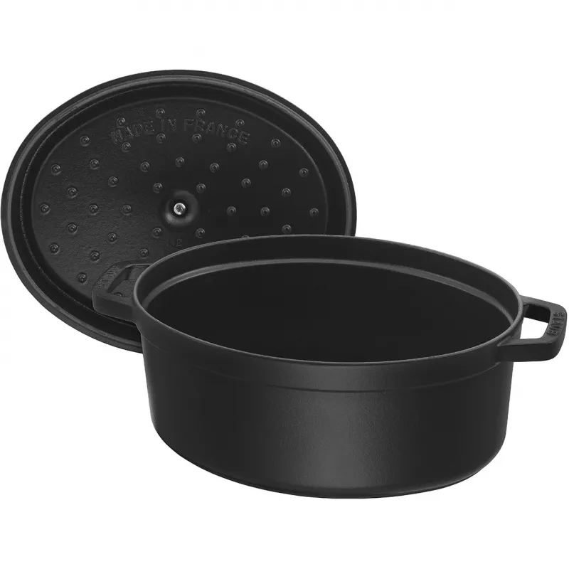 Olla de asar Staub 40509-509-0 12 L hierro fundido negro