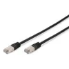 Cable de red Digitus CAT 5e SF/UTP cable de parcheo negro 3m