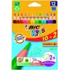 BIC Evolution Triangle 8871462 lápices de colores, 12 colores
