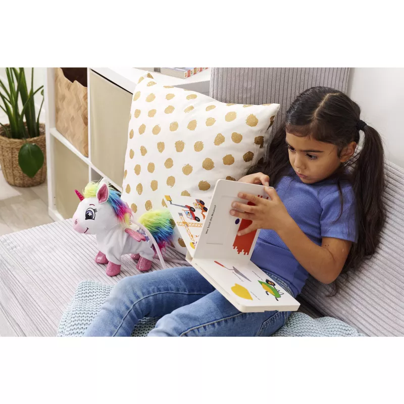 Peluche Simba-Dickie Simba PetZoo unicornio arcoíris peluche para niños