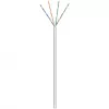 Cable de red Wentronic Goobay CAT 6, U/UTP, gris, 100 m - CCA, AWG 24/7 (hilo), PVC (93884)