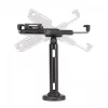 Soporte de mesa para iPad y tablet Manhattan, con cerradura, montaje en pared, protección antirrobo segura, tablets de 7,9 pulgadas a 10,5 pulgadas, giro 360°, inclinación +/- 70°, rotación 330°, negro, garantía de por vida