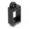 DeLOCK Soporte Keystone marco Snap-in negro 18mm x 40mm x 10mm