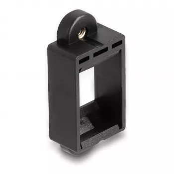 DeLOCK Soporte Keystone marco Snap-in negro 18mm x 40mm x 10mm