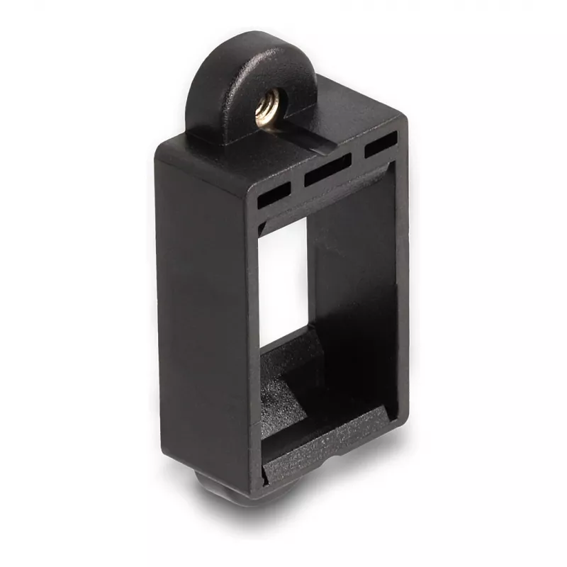 DeLOCK Soporte Keystone marco Snap-in negro 18mm x 40mm x 10mm