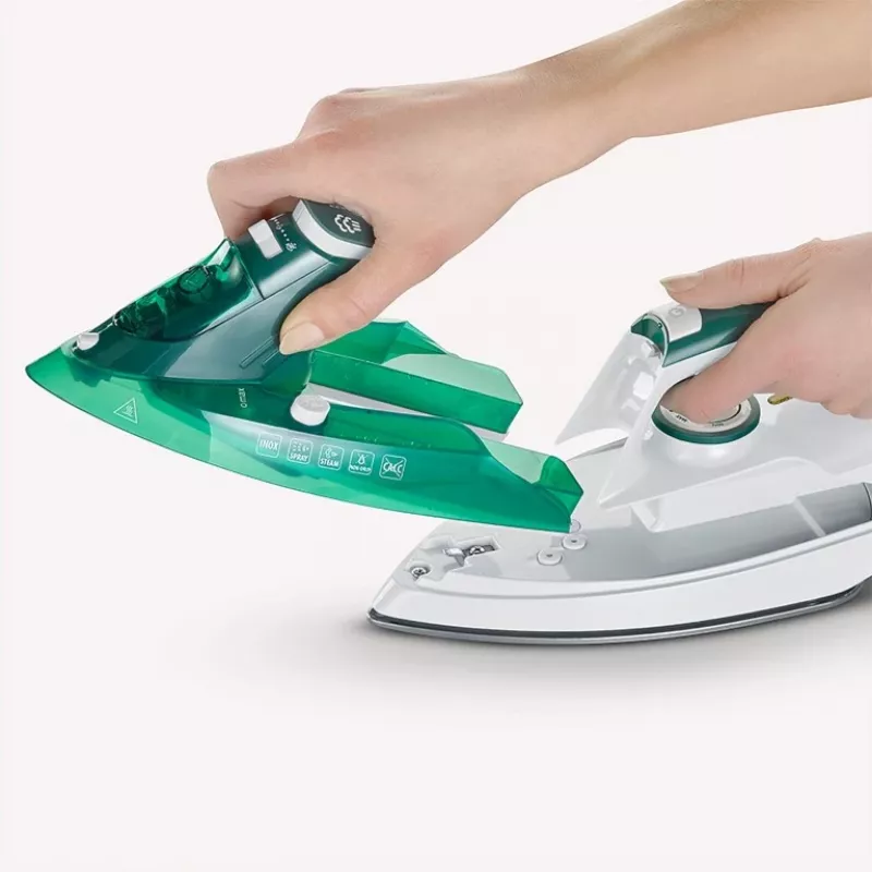 Severin BA 3261 Plancha de vapor Suela cerámica 2400 W Blanco, Verde